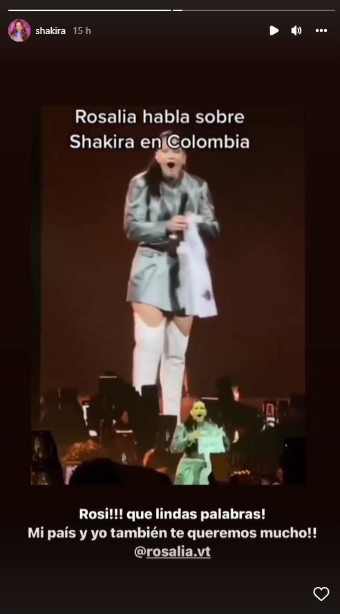Rosalía, la Motomami más famosa, manifiesta su apoyo a Shakira