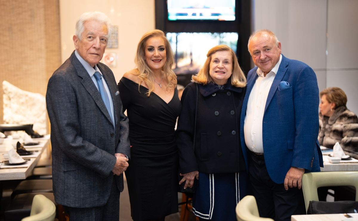 Jorge Eduardo Pascal, Ana Laura Pascal, Arely Gómez y Milán Cigan (Foto: Leonardo Gómez)