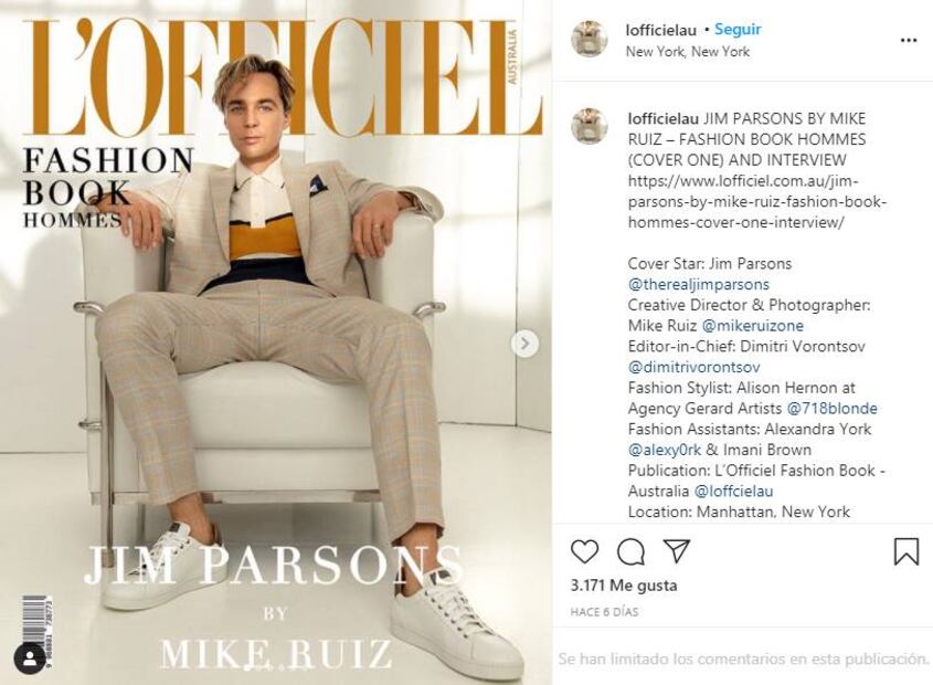 Jim Parsons, más seductor, deja atrás a Sheldon Cooper de The Big Bang Theory