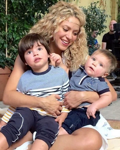 Las mejores fotos de Shakira y sus hijos