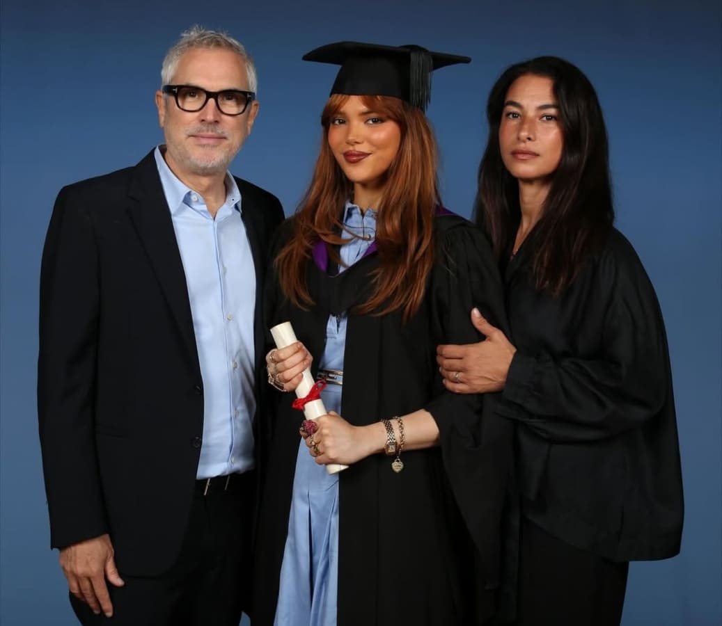 Alfonso Cuarón, Tess Bu Cuarón y Annalisa Bugliani / Foto: Instagram