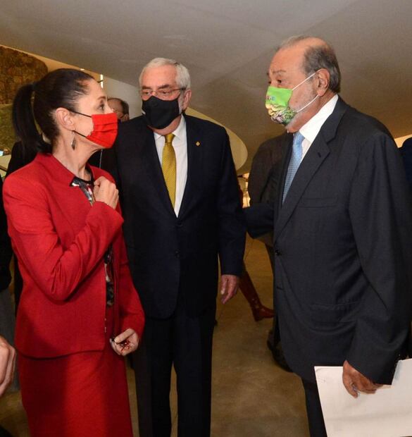 Carlos Slim visita la UNAM para inaugurar el Pabellón Nacional de la Biodiversidad