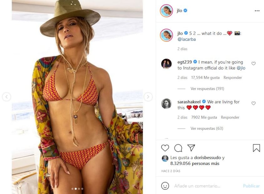Jennifer Lopez y su bikini Valentino de 3 mil dólares