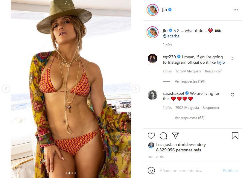 Jennifer Lopez y su bikini Valentino de 3 mil dólares