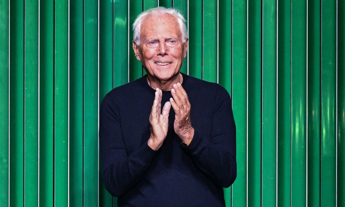 Giorgio Armani / Foto: AFP