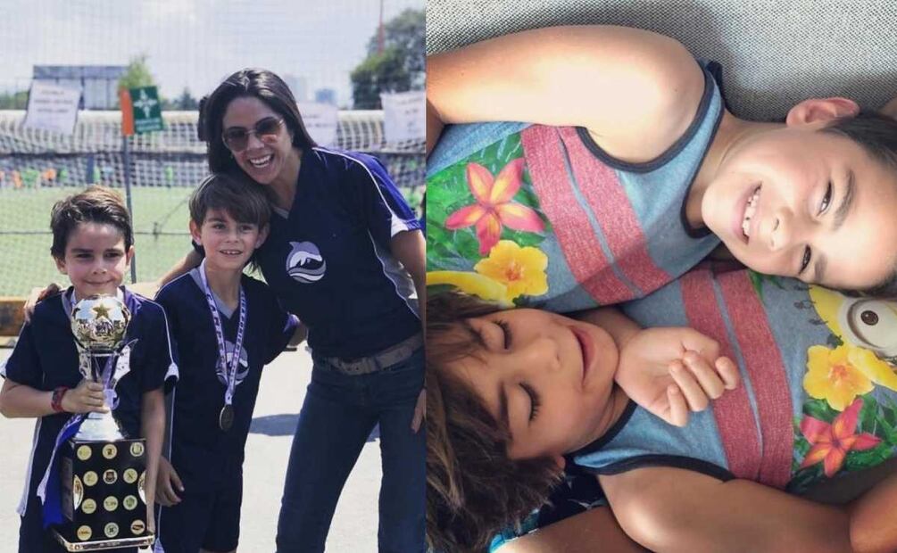 Leonardo y Paulo, hijos de Paola Rojas y Zague / Fotos: Instagram
