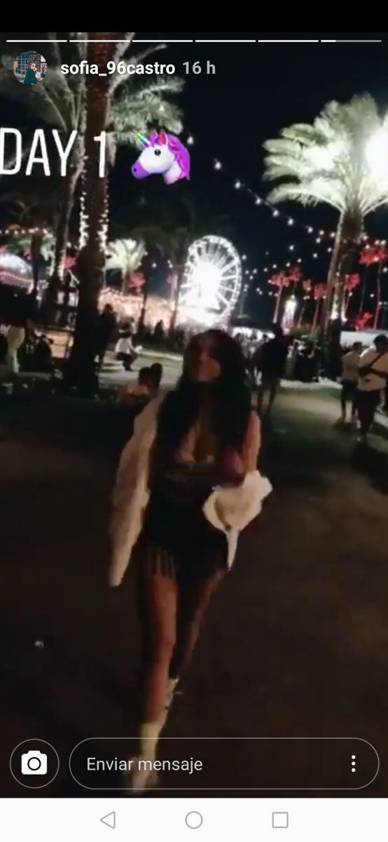 Sofía Castro disfruta de Coachella junto a su hermana Fernanda