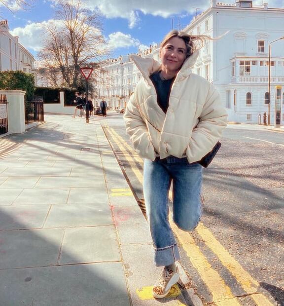 Ludwika Paleta durante su viaje a Londres / Instagram