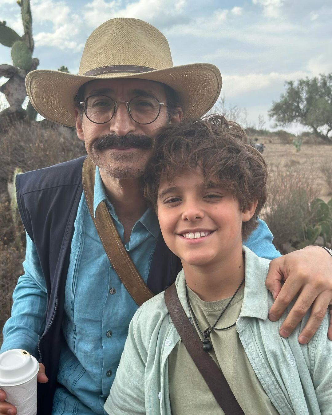 Iker García Meza y Bruno Bichir/Instagram.