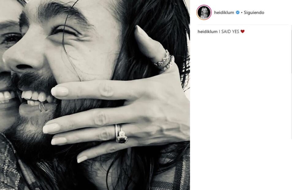Heidi Klum se compromete con Tom Kaulitz 