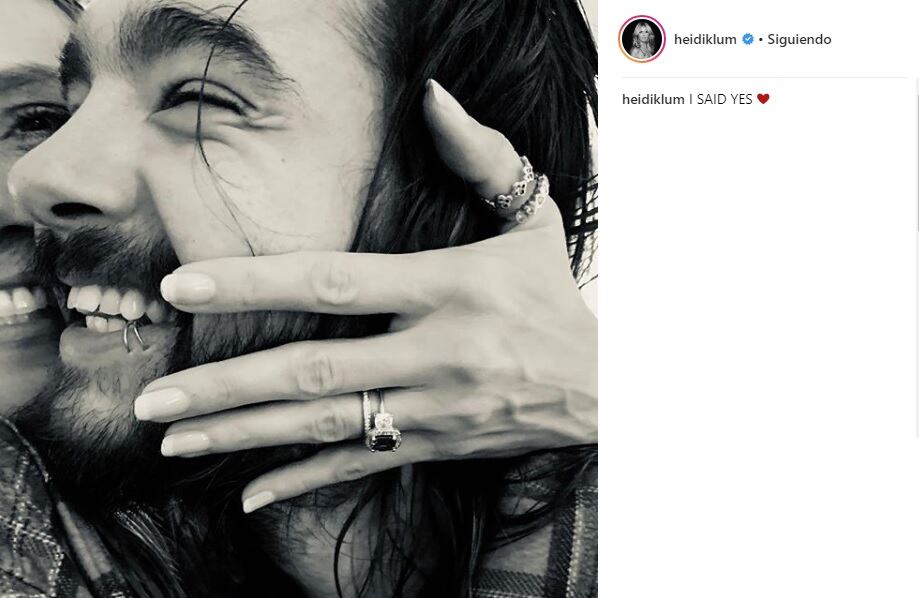 Heidi Klum se compromete con Tom Kaulitz 