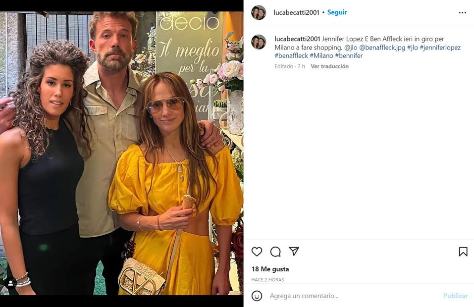 El super look muy revelador de Jennifer Lopez en su paseo por Italia 