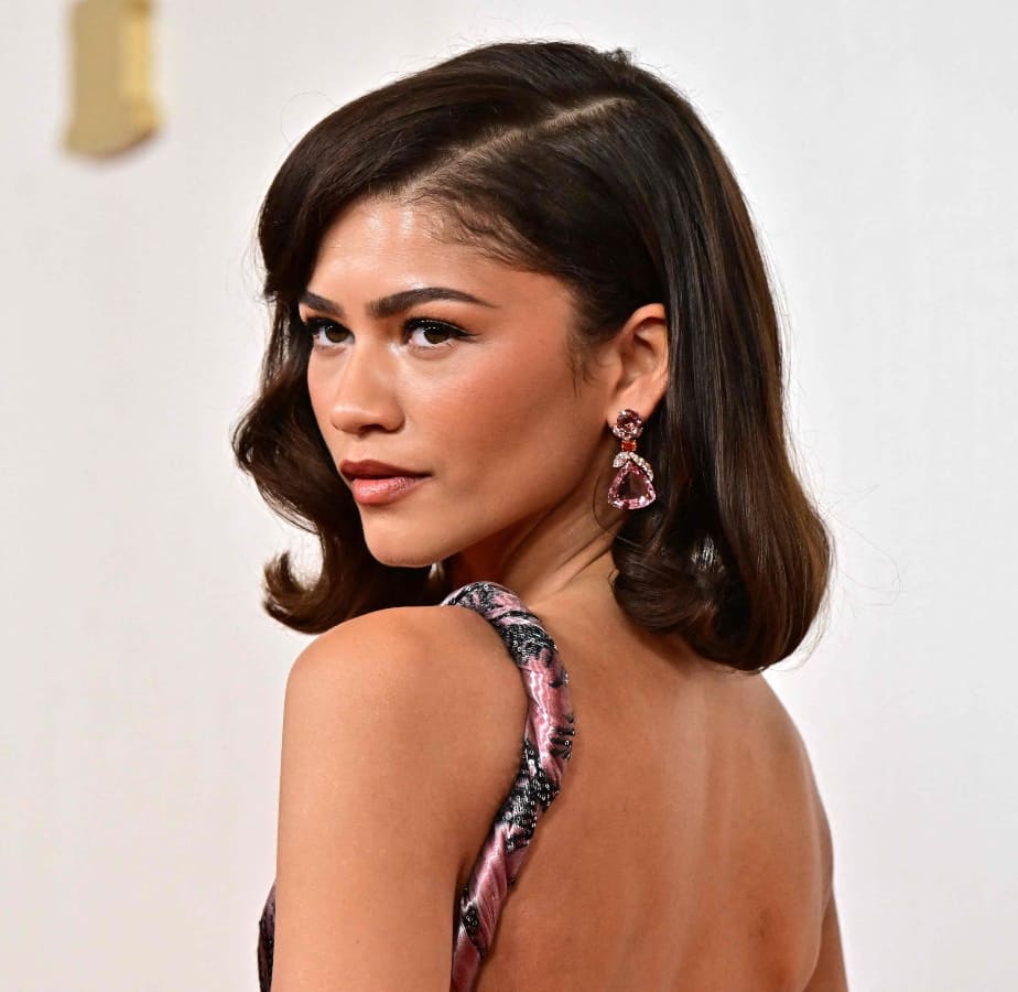 Zendaya en la alfombra roja de los premios Oscar 2024 / AFP