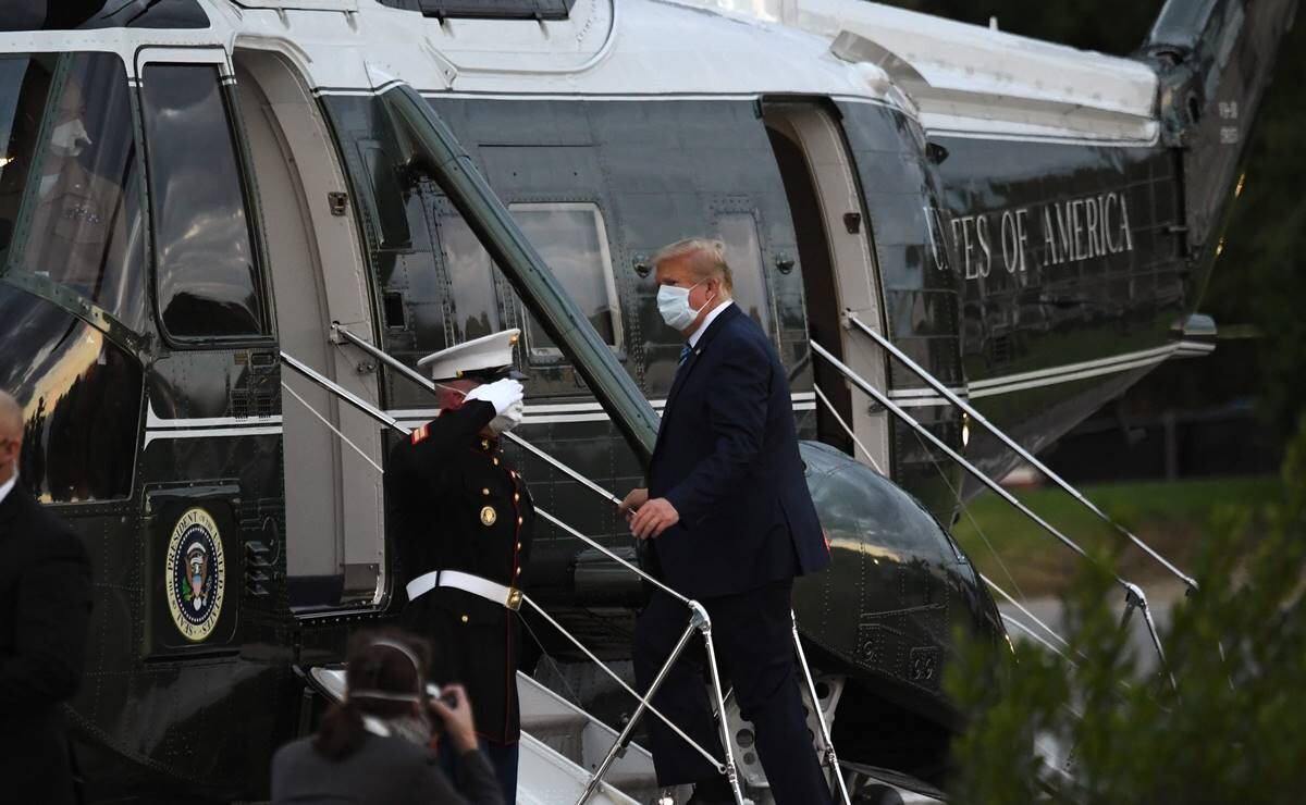 Donald Trump deja el hospital tras diagnóstico de Covid-19