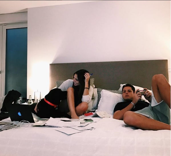 Así es la vida en pareja de Chicharito Hernández y Lucía Villalón 