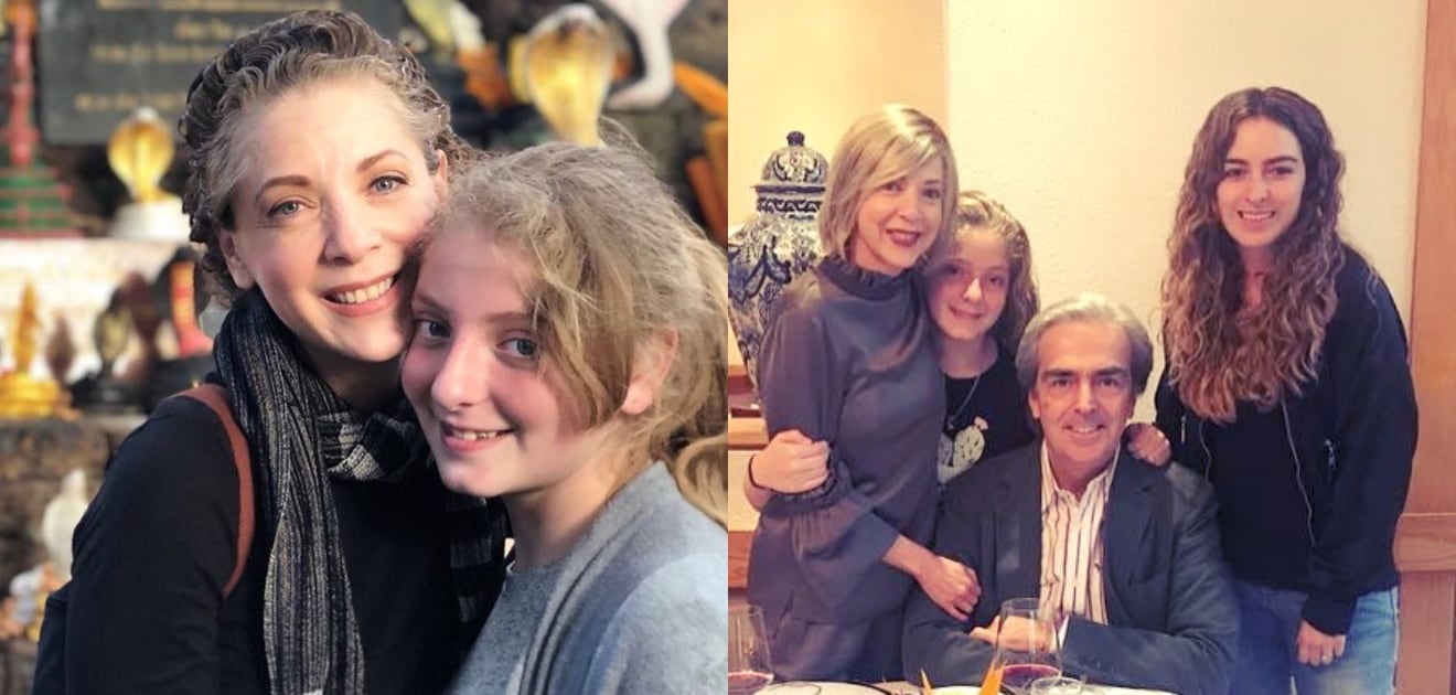Las dos hijas de Edith González 