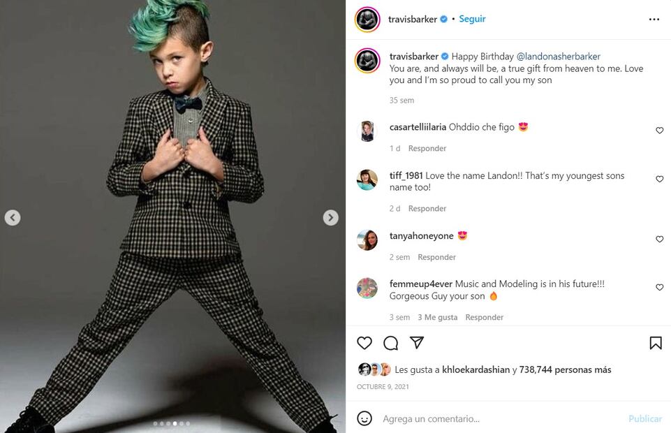 Tunden a Kourtney Kardashian por cortar el pelo de su hijo estilo mohawk