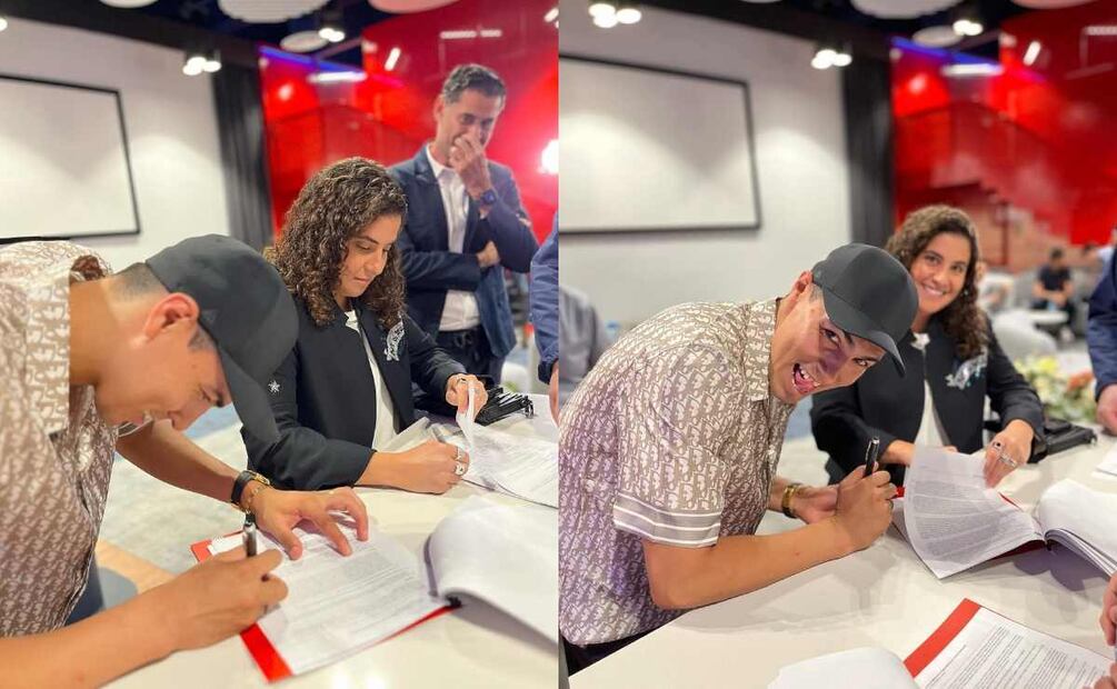Mariel Duayhe con el futbolista Erick Gutiérrez / Fotos: Instagram