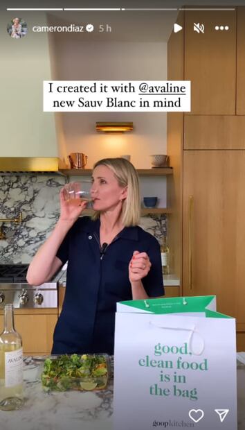 El refrigerador de Cameron Diaz / Instagram