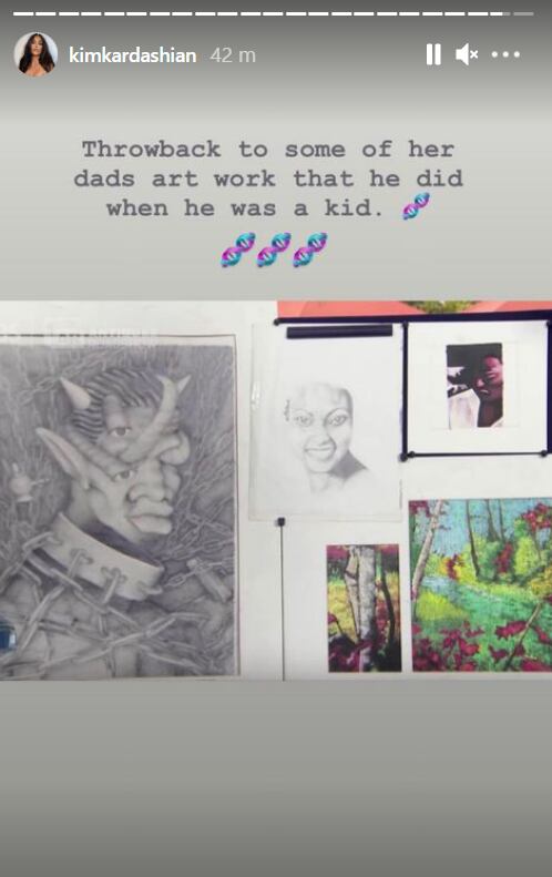Kim Kardashian estalla y defiende la pintura de su hija North