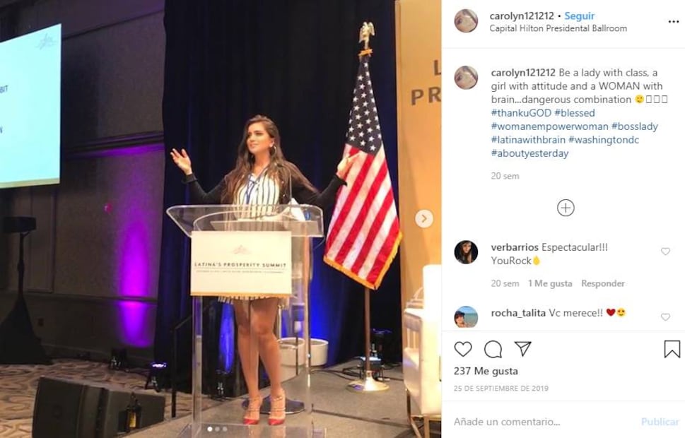 La nuera de AMLO, Carolyn Adams, hace público su Instagram