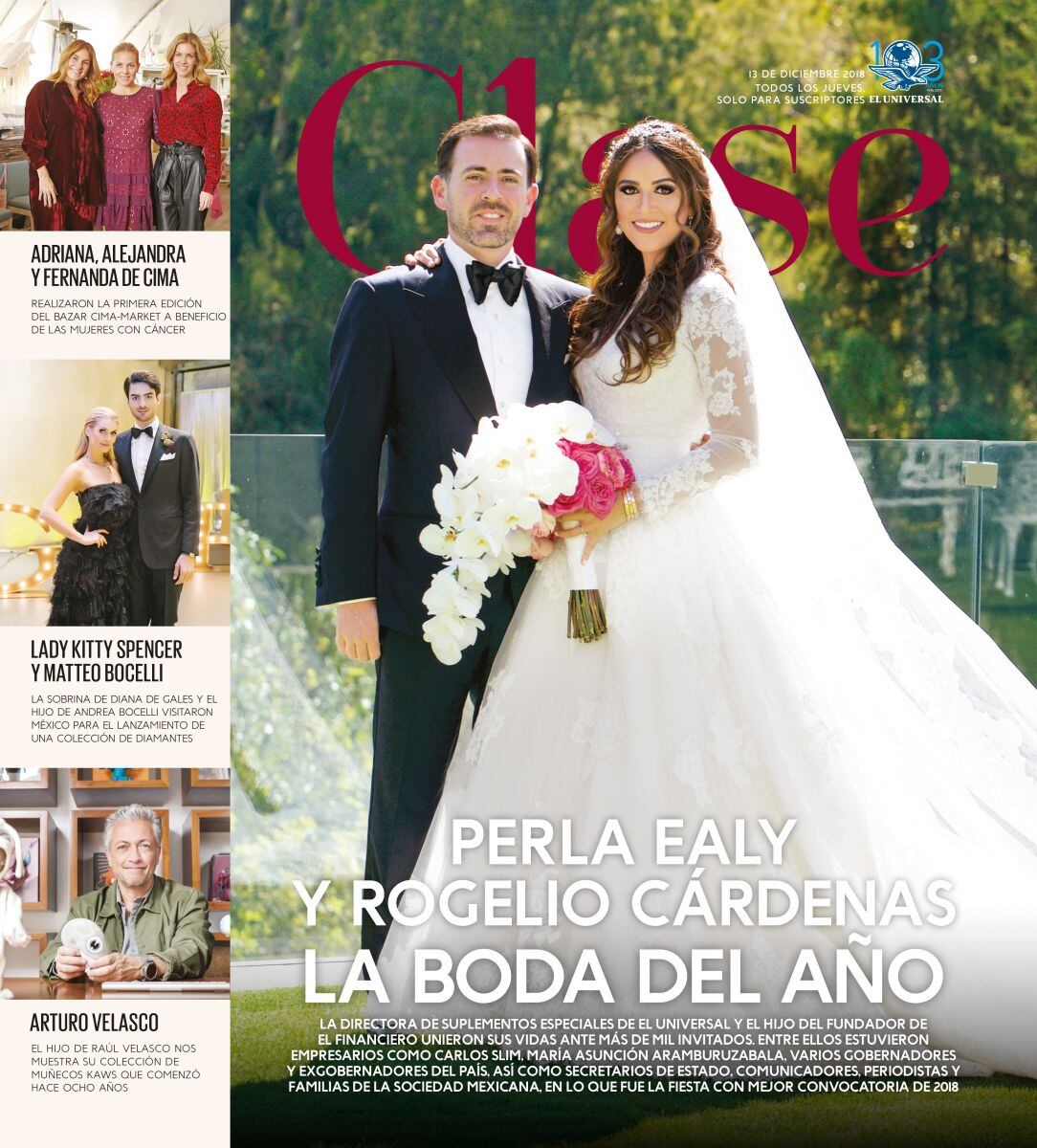 Perla Ealy y Rogelio Cárdenas, la mejor boda del 2018 