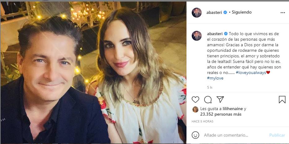 El emotivo mensaje de Alejandro Basteri, hermano de Luis Miguel