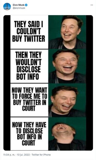Twitter demanda a Elon Musk, de Tesla, por incumplimiento de contrato