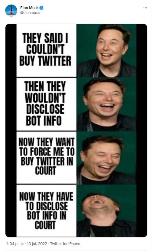 Twitter demanda a Elon Musk, de Tesla, por incumplimiento de contrato