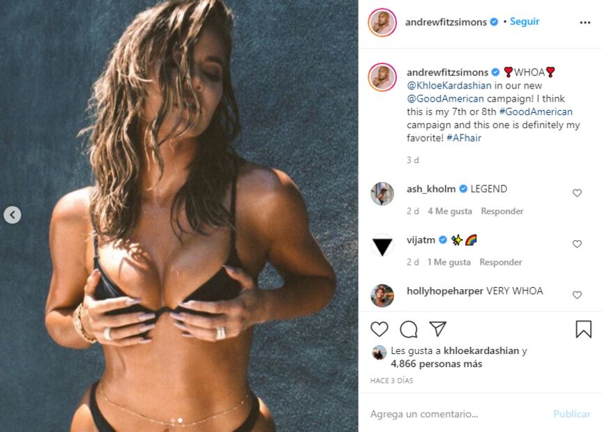 Khloe Kardashian deja boquiabiertos a millones con tremendas curvas en bikini