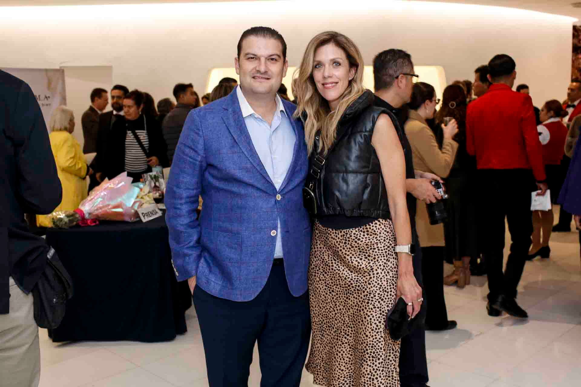 Diego Covarrubias e Ingrid Schjetnan. (Foto: Esteban Torreblanca)