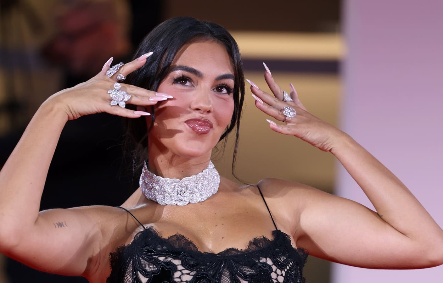 Georgina Rodríguez en el Festival de Cine de Venecia 2025 / Foto: Elisabetta A. Villa - Getty Images