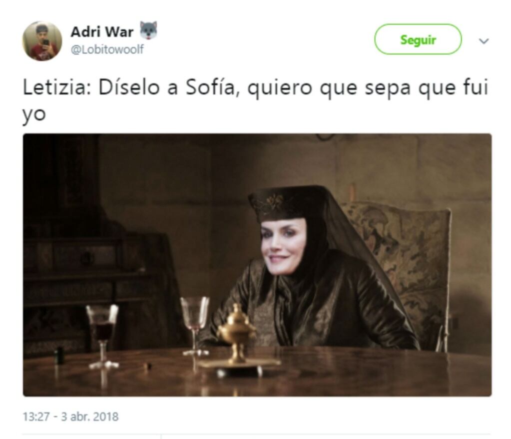Los memes de la pelea de las reinas Letizia y Sofía ya circulan en la red