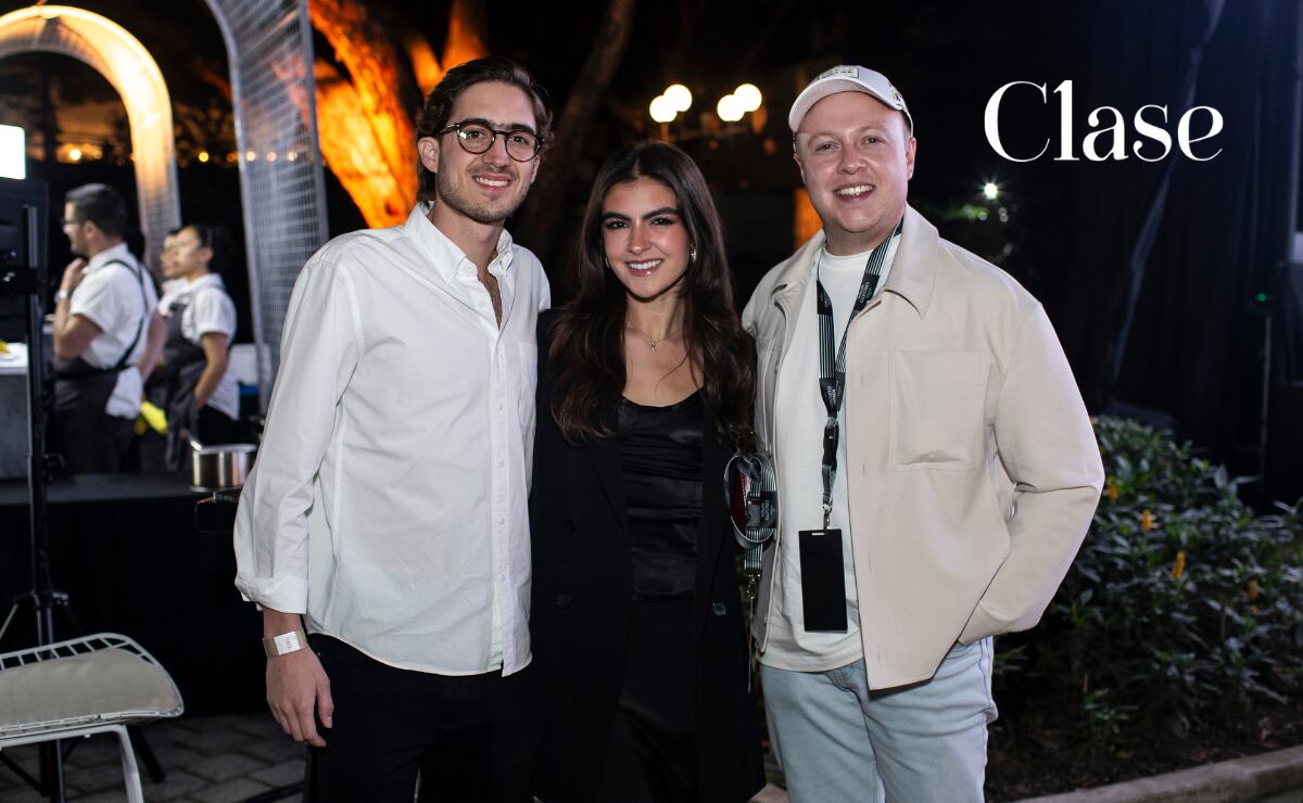 Mauricio Kuri, Mónica Paxson y Ramón de la Gala / Foto: Esteban Torreblanca