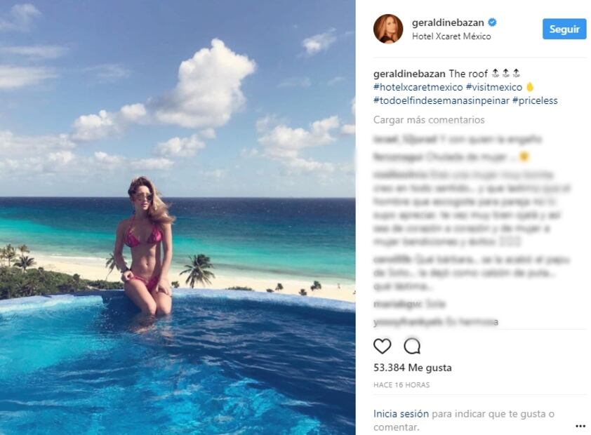 FOTOS: Geraldine Bazán se olvida de la polémica y enciende Instagram