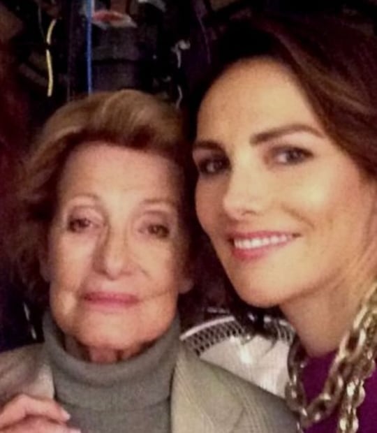 Adriana Abascal y su mamá, doña Nieves López-Cisneros