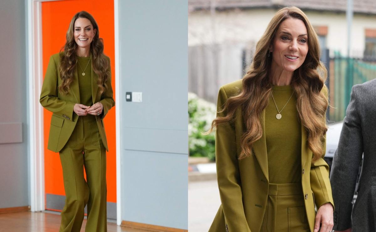 Kate Middleton deslumbró con un diseño de Victoria Beckham / Fotos: Kirsty Wigglesworth - AFP