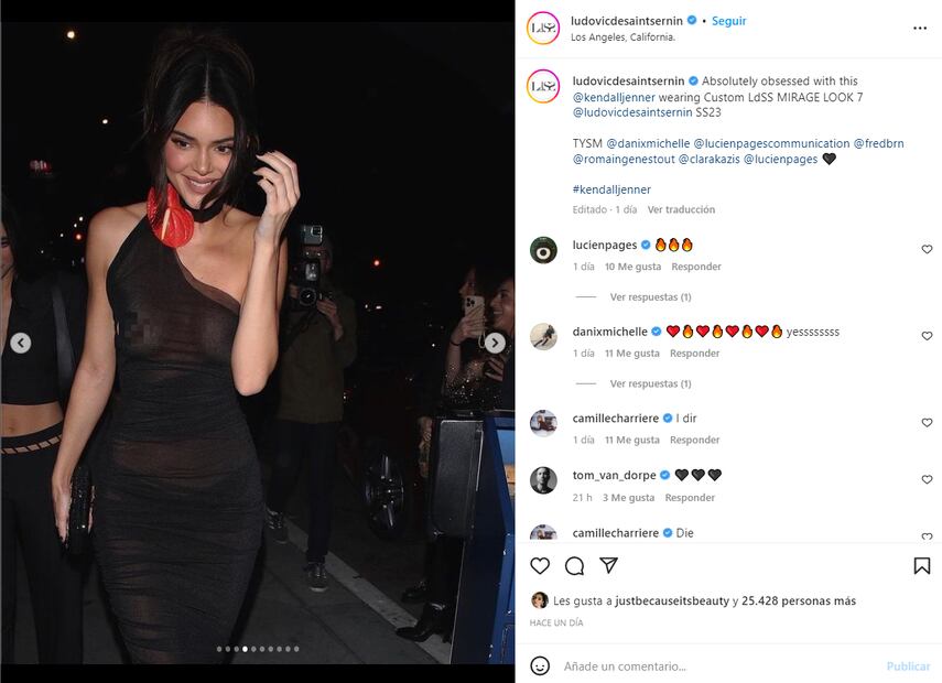 Kendall Jenner roba suspiros con un atrevido vestido transparente