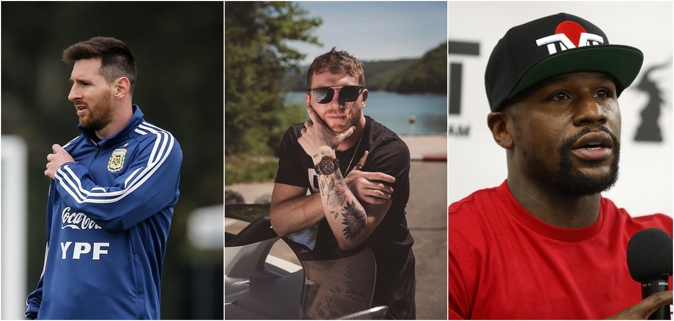 Saúl 'Canelo' Álvarez más rico que Floyd Mayweather; Messi encabeza la lista