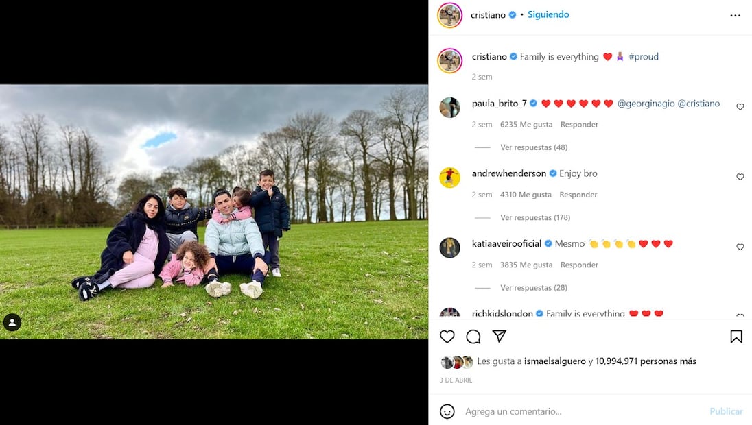 Cristiano Ronaldo presenta a su bebita sobreviviente del parto 
