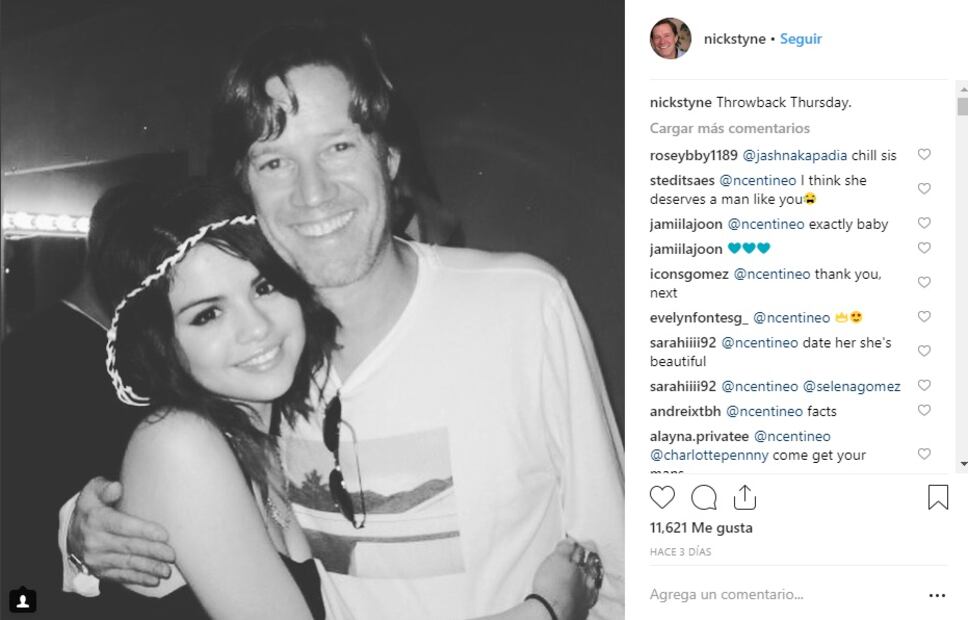 Este es el famoso con un crush por Selena Gomez