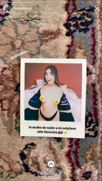 María Levy comparte atrevida foto en Instagram que publicó sin censura en OnlyFans