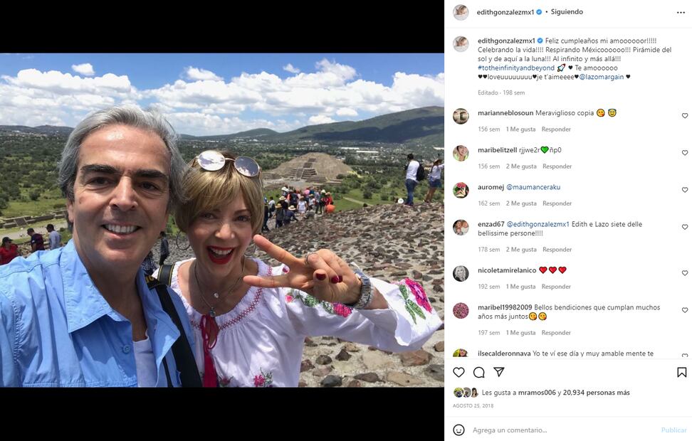 Lorenzo Lazo recuerda a Edith González a 3 años de su muerte