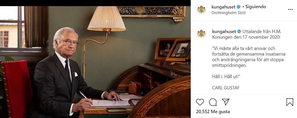 “Creo que hemos fallado”; rey de Suecia sobre la estrategia que rechazó los cierres por Covid-19
