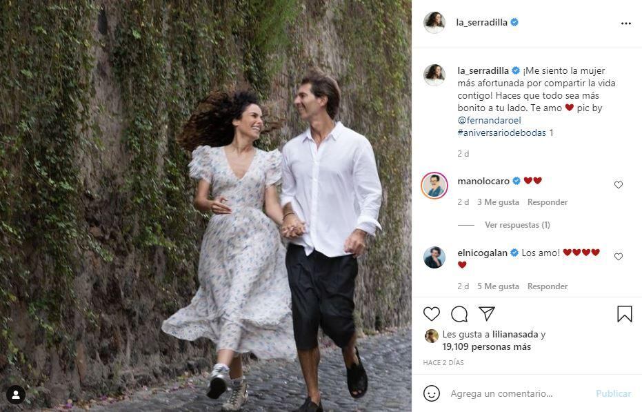 Ana Serradilla revela que lleva un año casada con Raúl Martínez Ostos