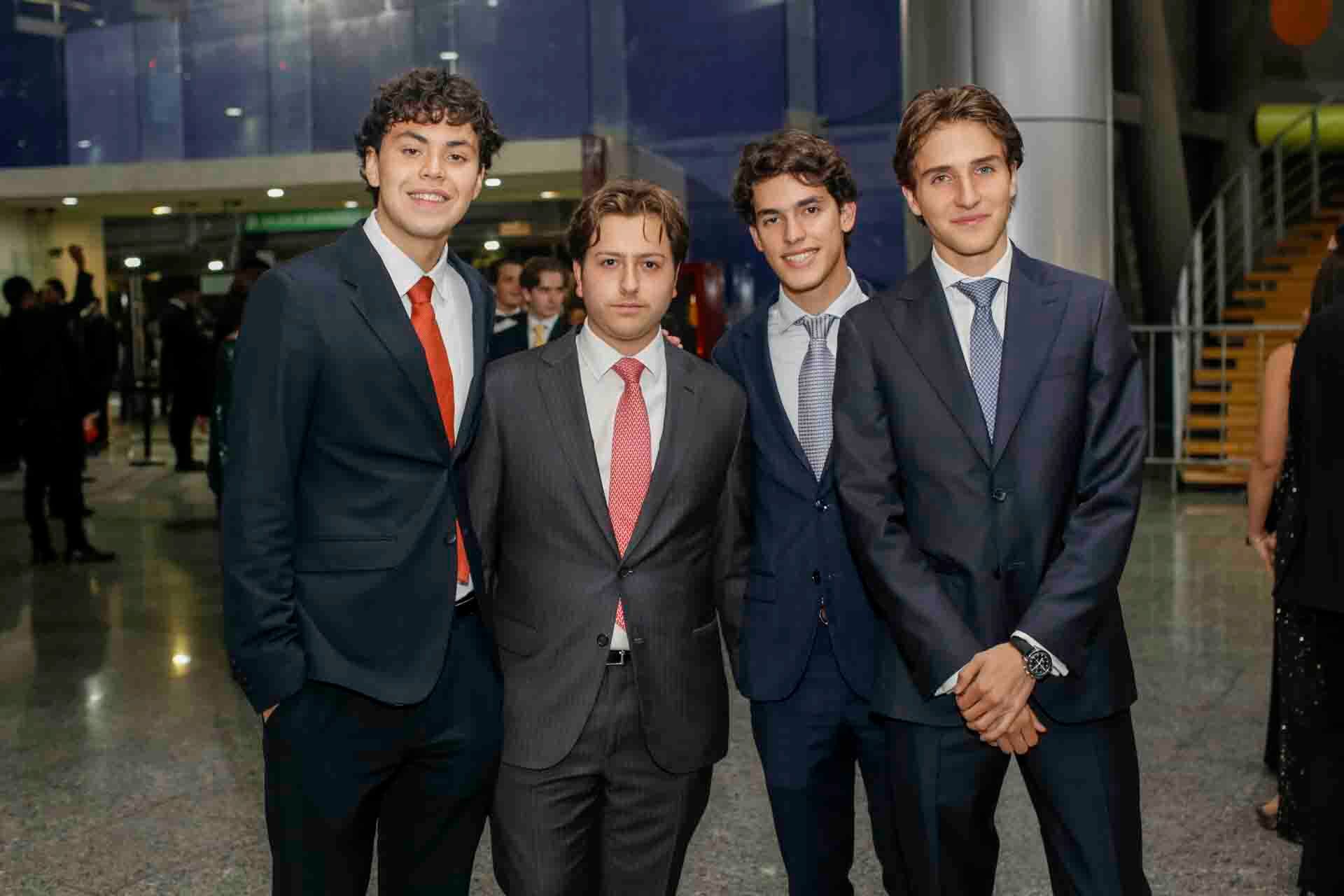 Antonio Cano, Sebastián Soler, Daniel Pacillo y Patricio Mosquera. (Foto: Esteban Torreblanca)