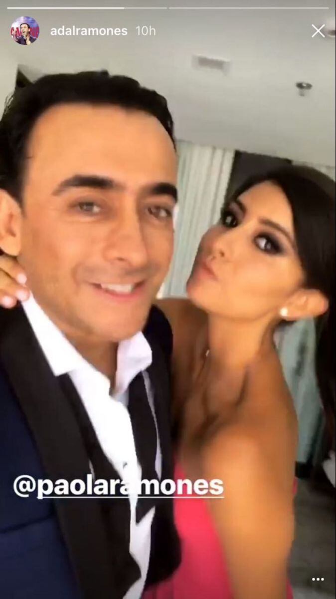 Adal Ramones y Karla de la Mora celebran su primer año como marido y mujer