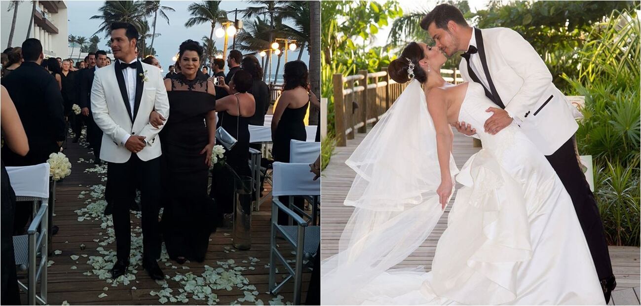 Las fotos que no habías visto de la boda de Brandon Peniche y Kristal Cid