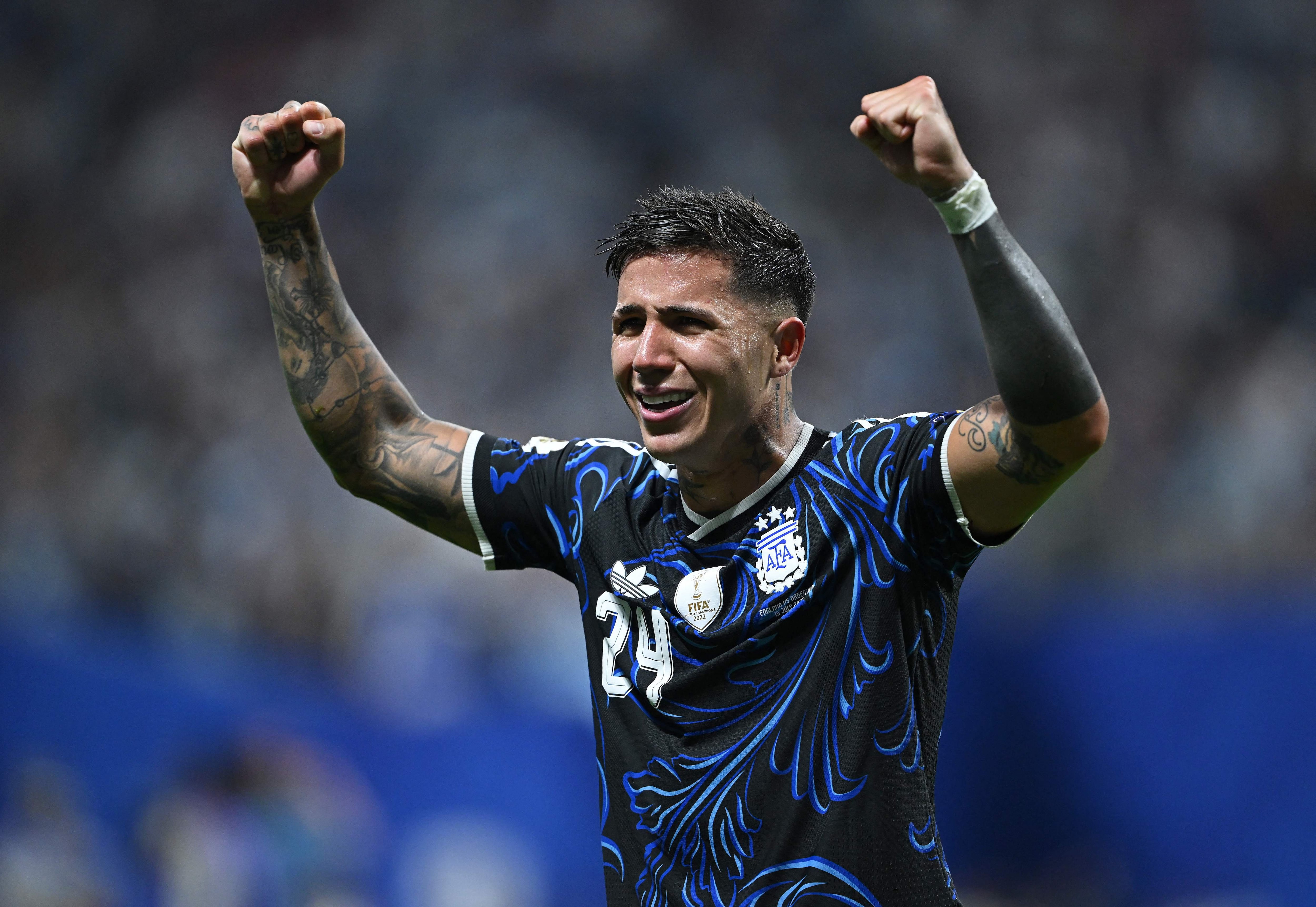 Enzo Fernández. (Foto: AFP)