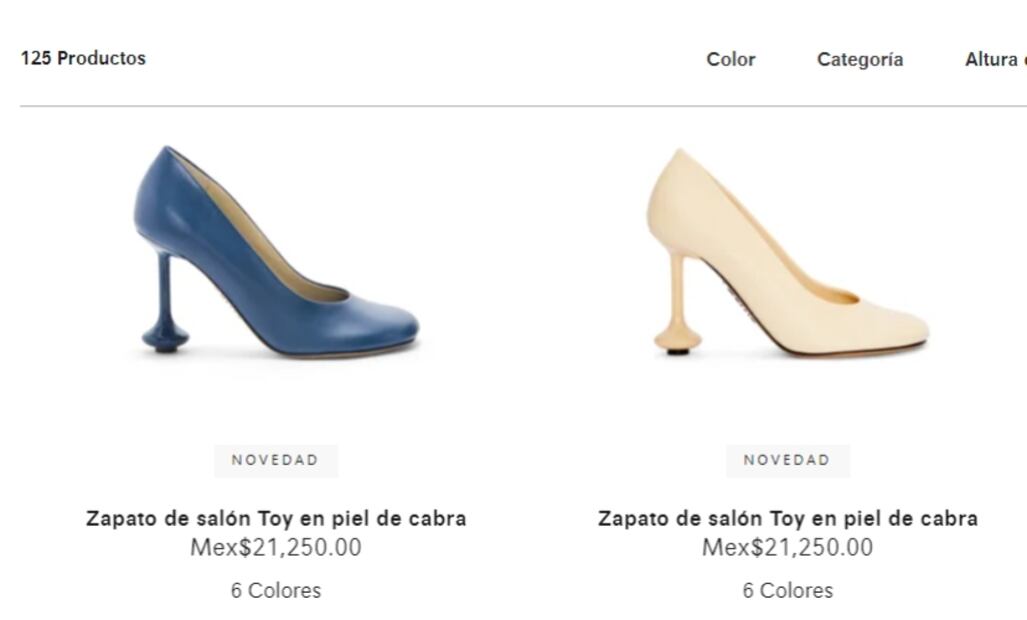 Captura de pantalla / Página web de Loewe